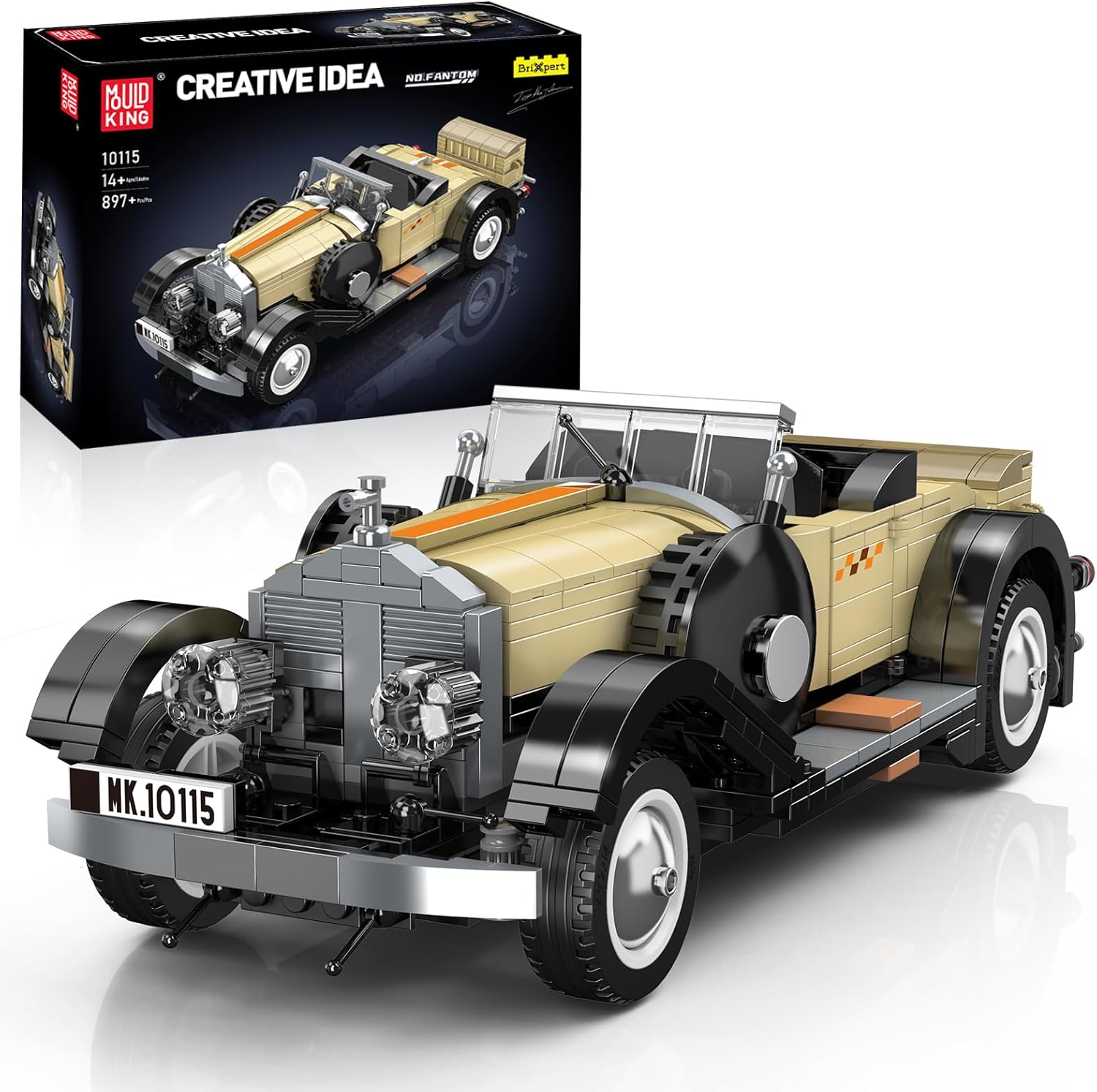 Mould King 10115 The Fantom Vintage Car Building Block