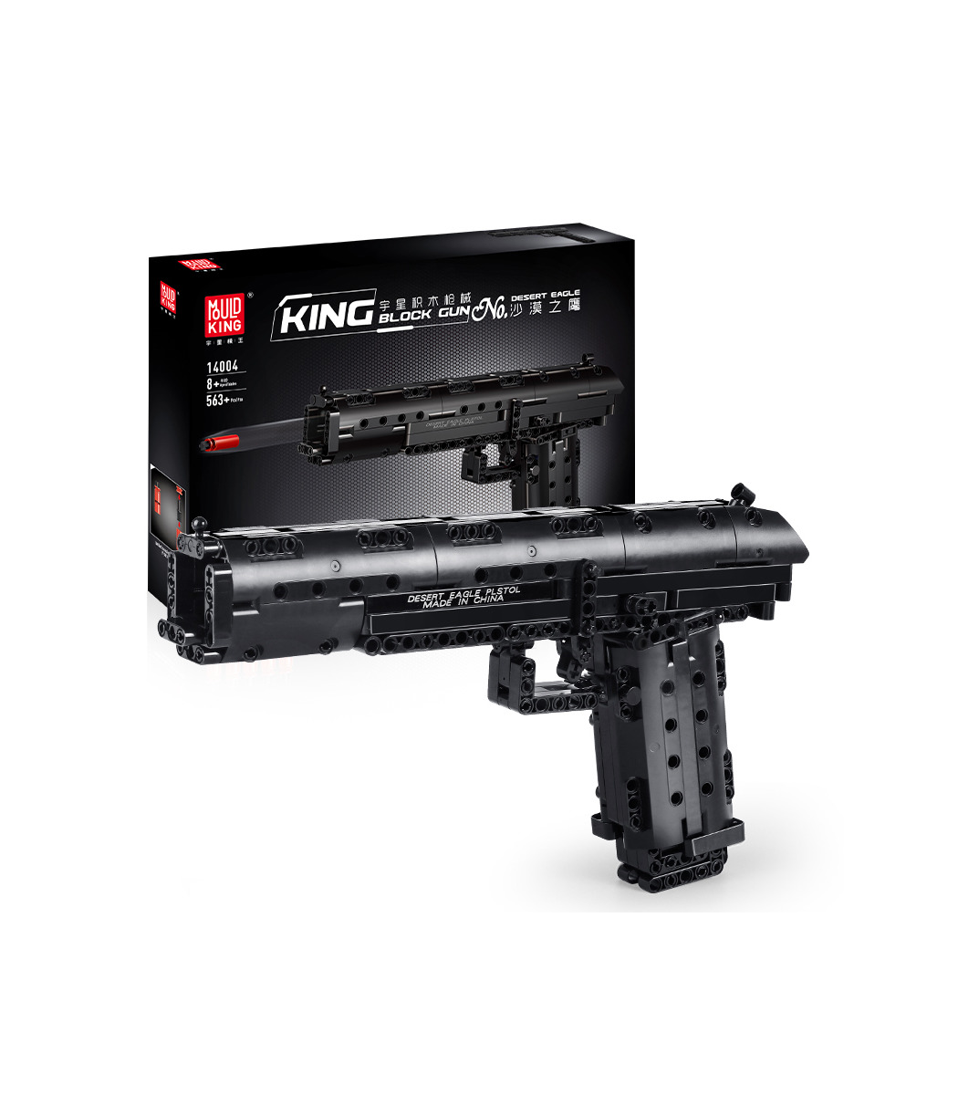 Mould King 14004 SWAT Blocks Gun Desert Eagle Pistol Weapon Model Assembly Gun Bricks