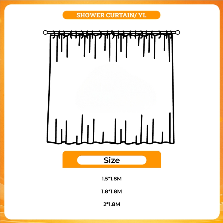 3D shower curtain - Baldurs Gate 3 Shop