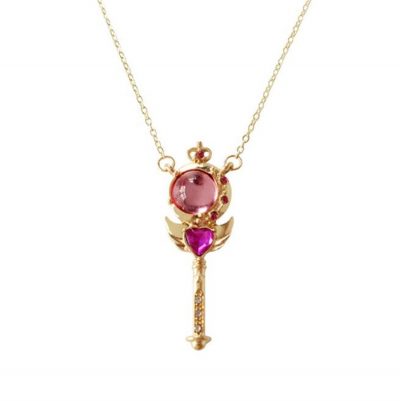 Anime Sailor Moon Loving Wand Crystal Necklace - Baldurs Gate 3 Shop